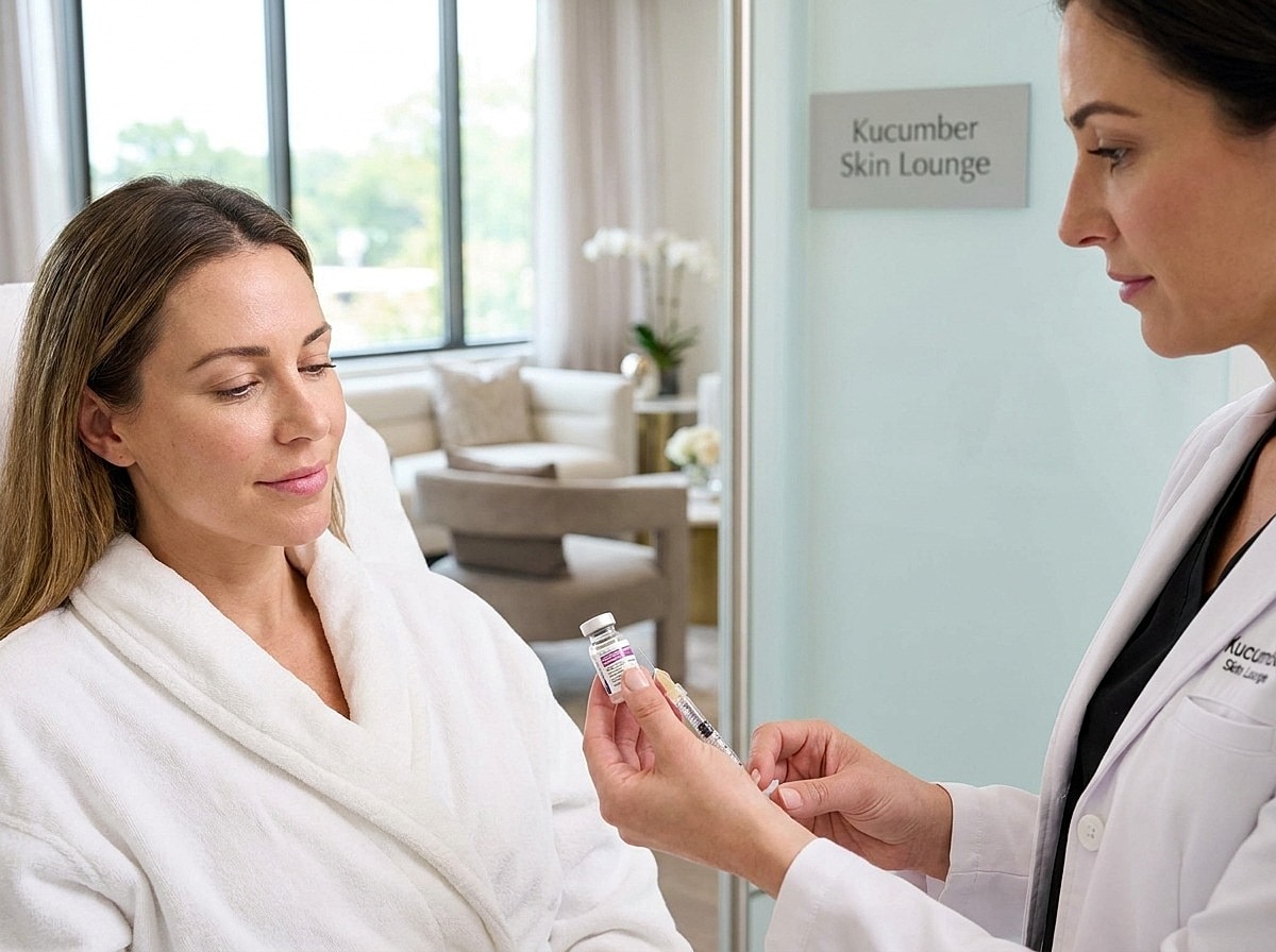 Skincare consultation at Kucumber Skin Lounge.