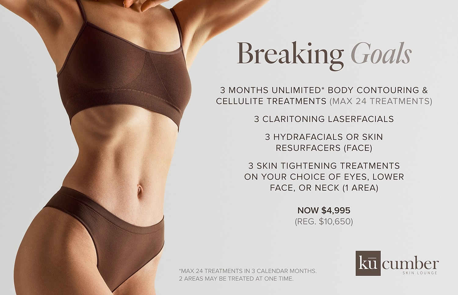 Promotional image for body treatment services.